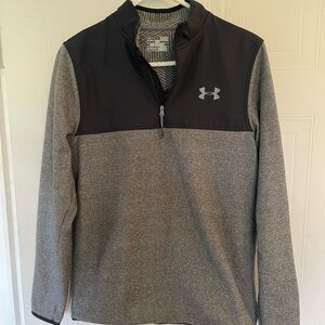 Under Armour Black and Gray Pullover